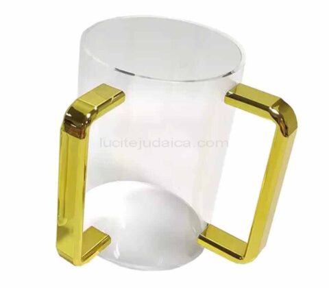 Wholesale Jewish Washing Cup with Gold Handles