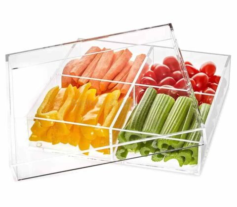 Custom Acrylic Fruit Food Dish Candy Box Wholesale