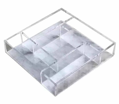 Custom Square Marble Acrylic Fruit Food Dish Candy Dish