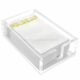 Lucite Guest Napkin Holder Stand Rectangle Clear Acrylic Napkin Holder