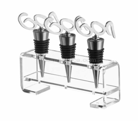 Factory Custom Lucite Wine Stopper Stand Rack